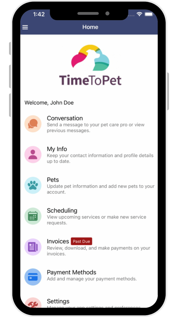 Professional pet care services offered by The Pet Bestie for your pets' needs.